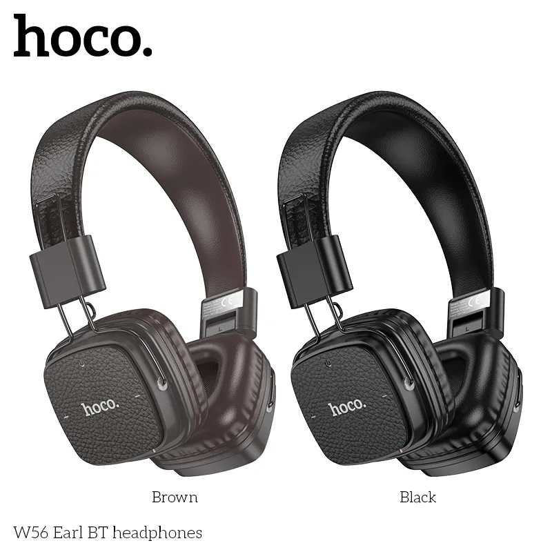 Tai nghe Hoco W56 Earl với kiểu dáng chụp tai thời thượng