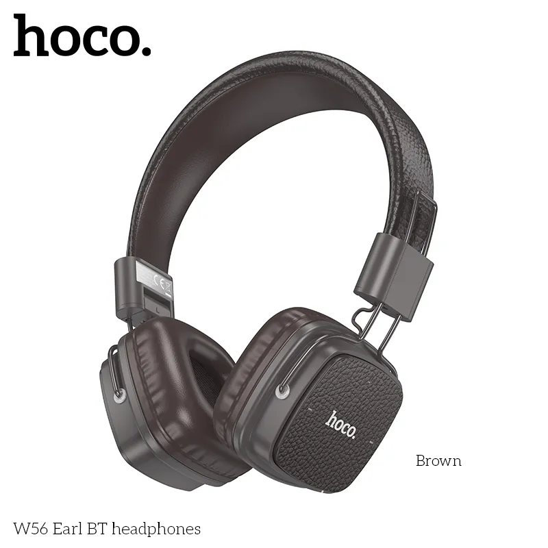 Tai Nghe Bluetooth Hoco W56 Earl hỗ trợ kết nối Bluetooth 5.4 chuẩn JL7003F4
