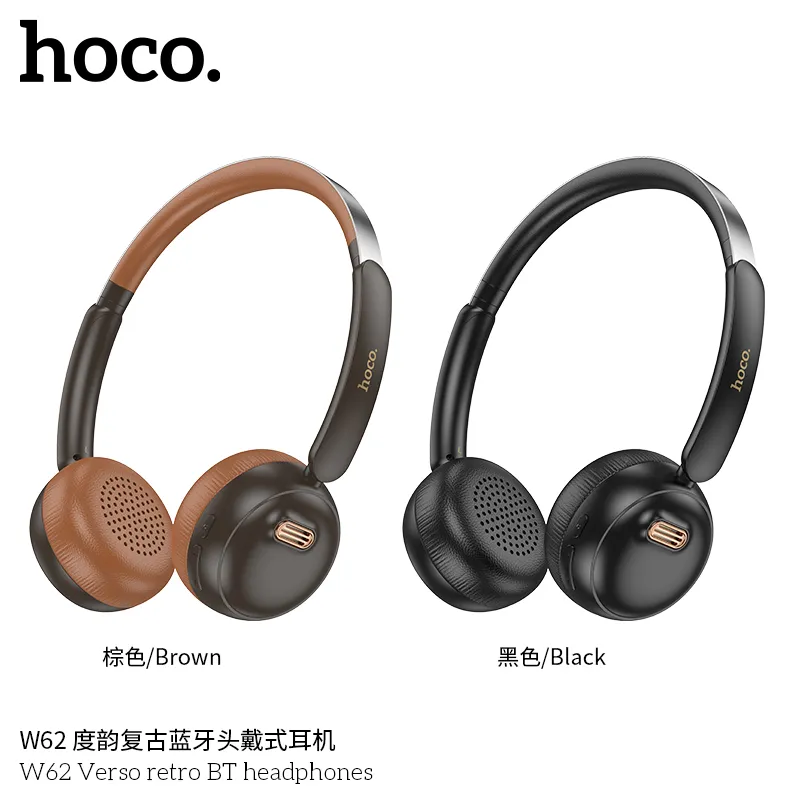 Tai nghe Bluetooth chụp tai Hoco W62 Verso Retro chất lượng cao