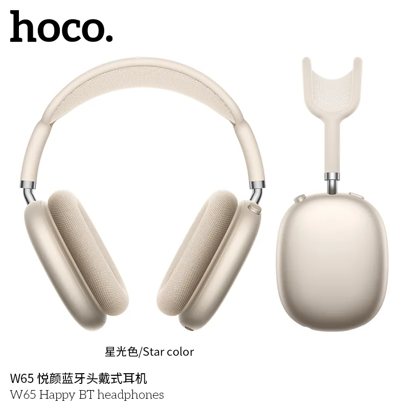 Tai nghe Bluetooth Hoco W65 Happy công nghệ Bluetooth 5.4, kết nối nhanh