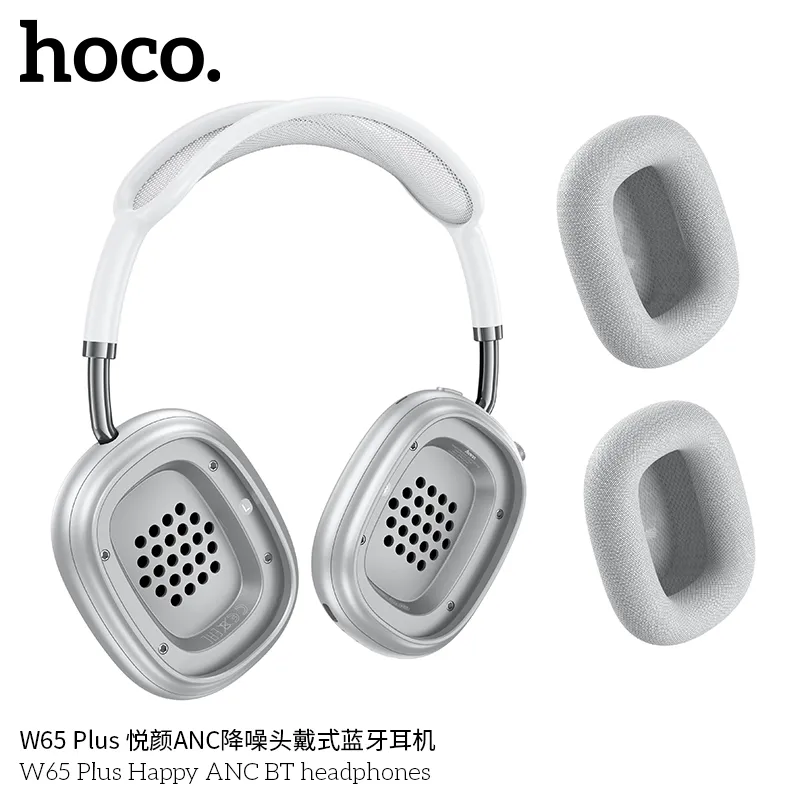 Tai nghe Hoco W65 Plus với thiết kế chụp tai ôm sát, trọng lượng nhẹ, phù hợp dùng lâu dài