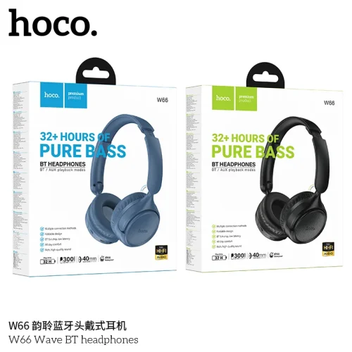 Tai Nghe Bluetooth Chụp Tai Hoco W66 Wave