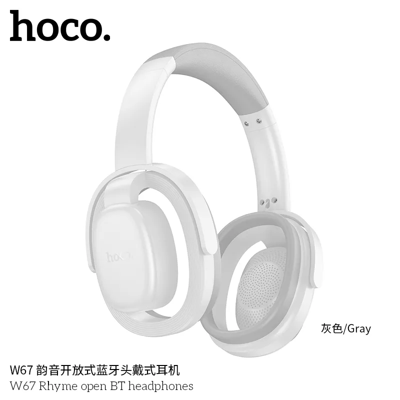 Tai nghe Hoco W67 thiết kế hở thoáng khí phong cách trẻ trung