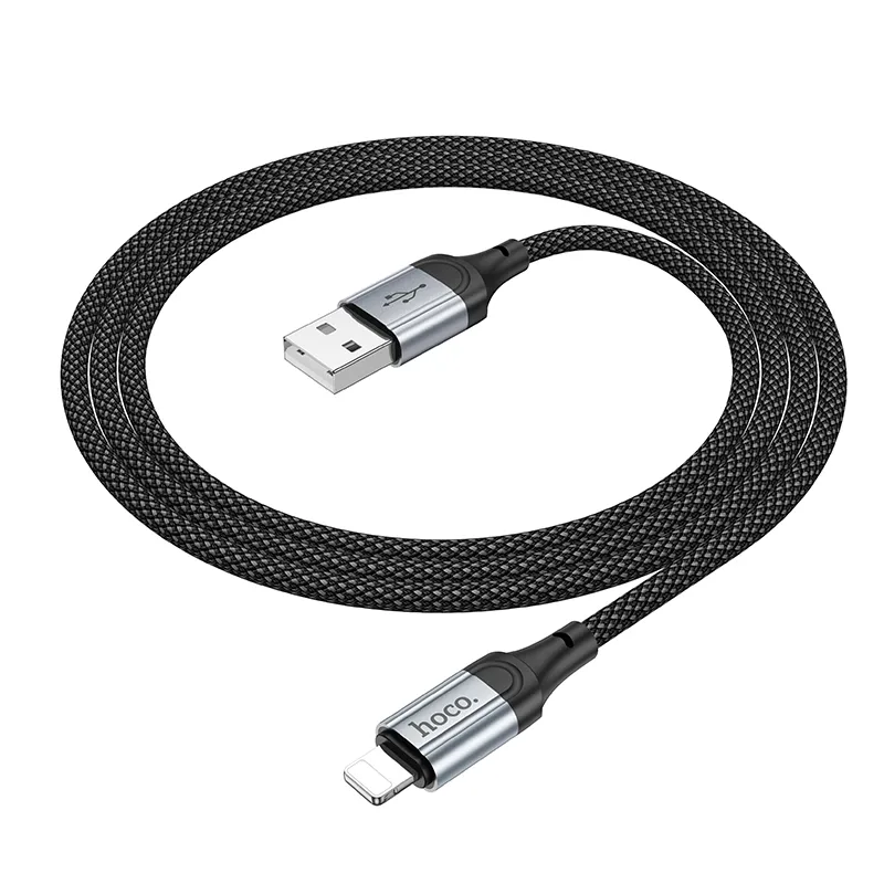 Tính năng chi tiết Cáp Sạc iP Hoco X102 Fresh lõi dây chắc chắn, mối nối hợp kim nhôm