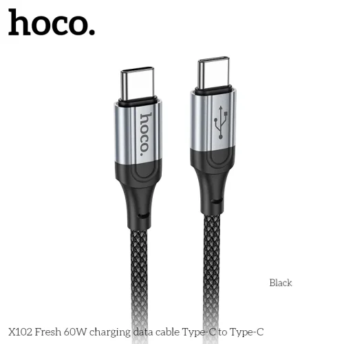 Cáp Sạc Type-C to Type-C Hoco X102 Fresh 60W