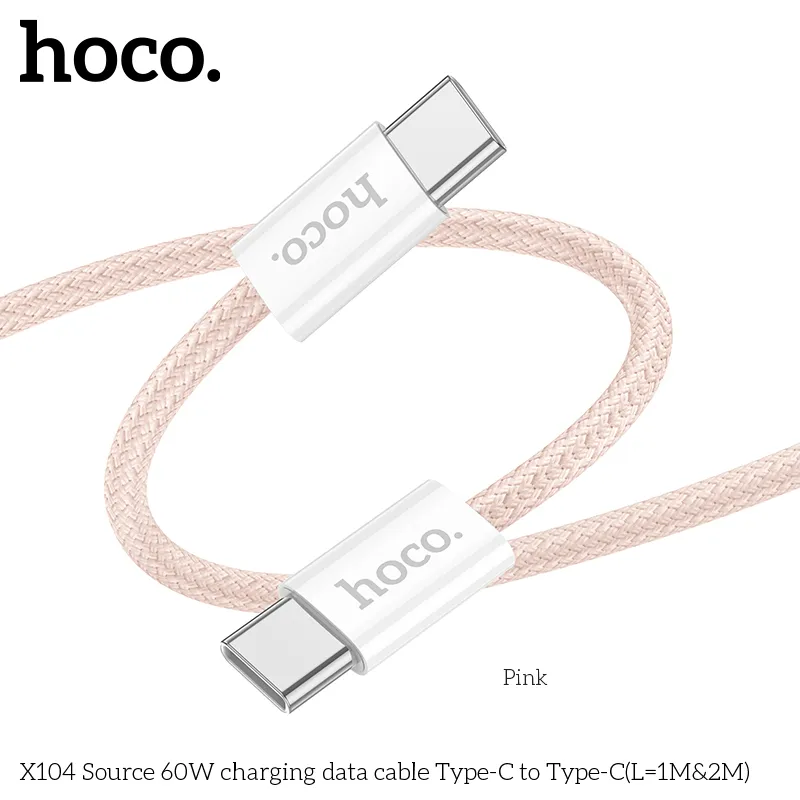 Đóng gói sản phẩm Cáp Hoco X104 Source 1M gọn nhẹ và bảo vệ chắc chắn
