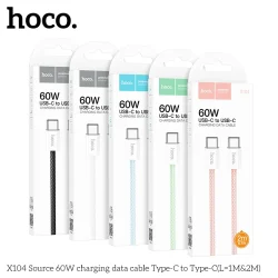 Cáp Sạc Type-C to Type-C Hoco X104 Source 60W L=2M