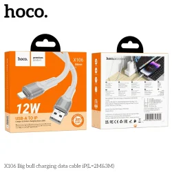 Cáp Sạc iP Hoco X106 Big Bull L=3M