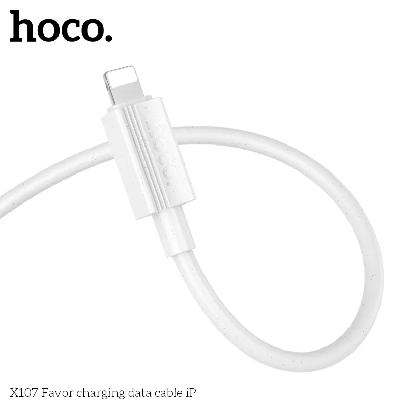 Trải nghiệm sạc tiện lợi với Cáp Sạc iP Hoco X107 Favor nhẹ và dễ mang theo