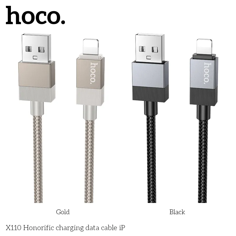 Cáp Sạc iP Hoco X110 Honorific chất lượng cao, bền bỉ và đa năng
