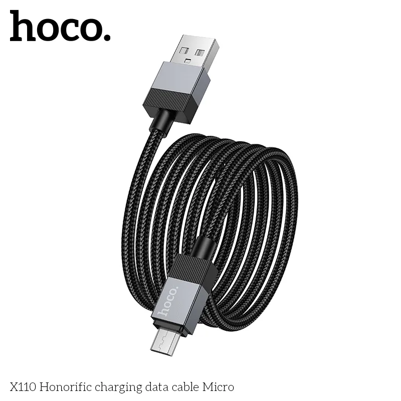 Trải nghiệm sạc ổn định và an toàn với cáp Micro Hoco X110 Honorific