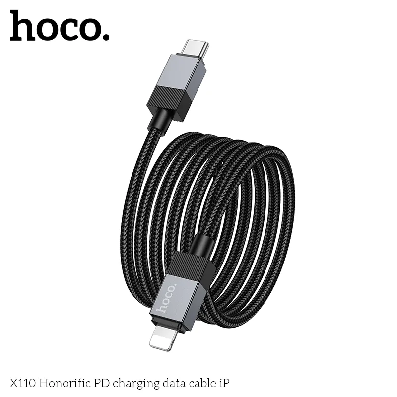 Trải nghiệm sử dụng Cáp sạc PD iP Hoco X110 Honorific mượt mà, ổn định