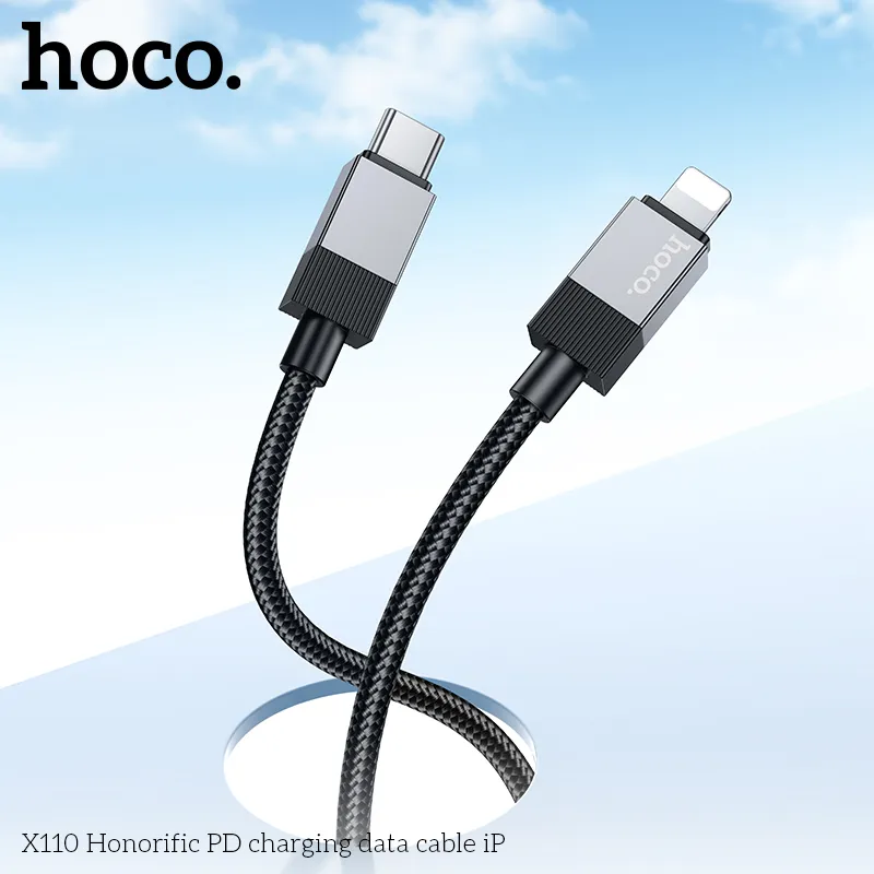 Tính năng chi tiết Cáp Hoco X110 gồm lõi đồng dày, khớp nối hợp kim nhôm bền bỉ