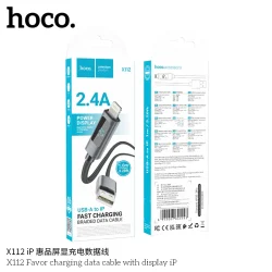 Cáp Sạc iP Hoco X112 Favor with Display