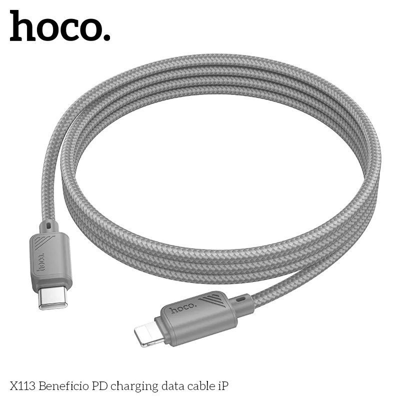 Cáp sạc nhanh Hoco X113 Beneficio công suất 27W, hỗ trợ PD sạc nhanh