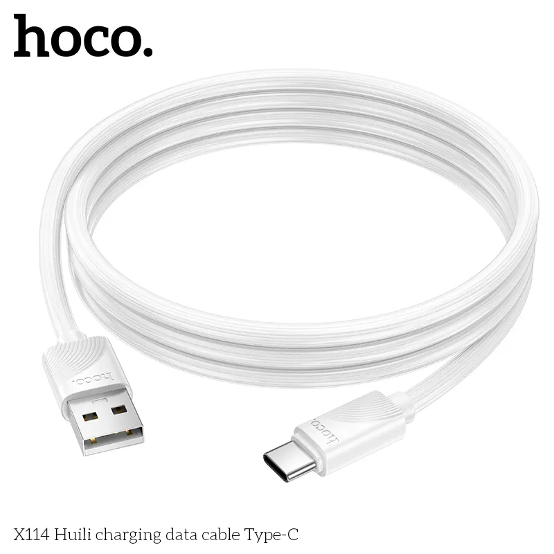 Cáp sạc Type-C Hoco X114 Energy hỗ trợ dòng sạc 3A mạnh mẽ