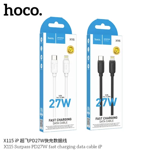 Cáp Sạc PD iP Hoco X115 Surpass 27W