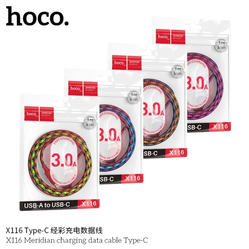 Cáp Sạc Type-C Hoco X116 Meridian