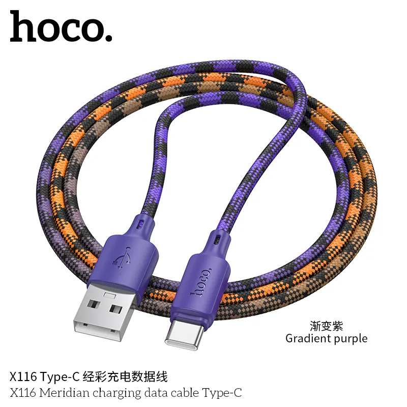 Thương hiệu Hoco uy tín với cáp sạc Type-C X116 Meridian chất lượng vượt trội