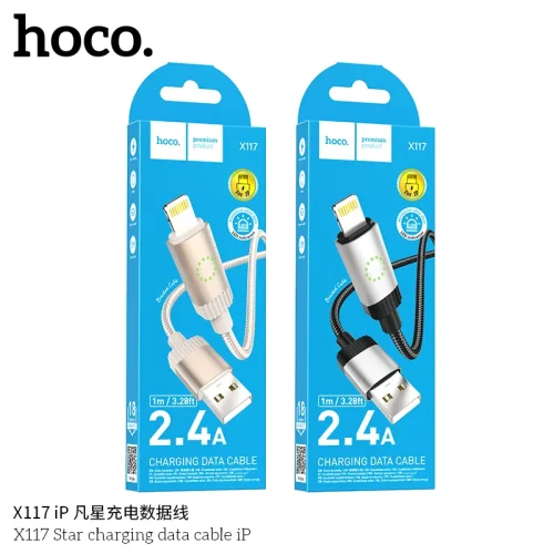 Cáp Sạc iP Hoco X117 Star
