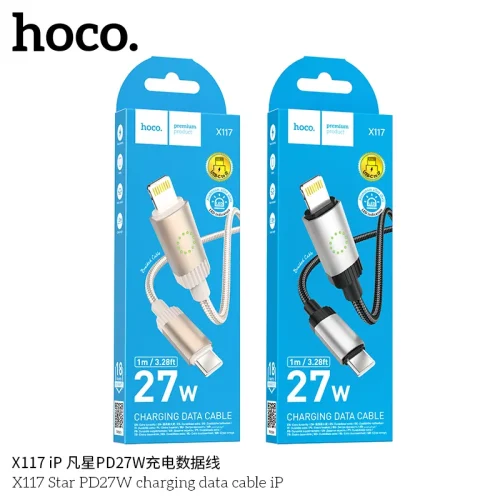 Cáp Sạc PD iP Hoco X117 Star 27W