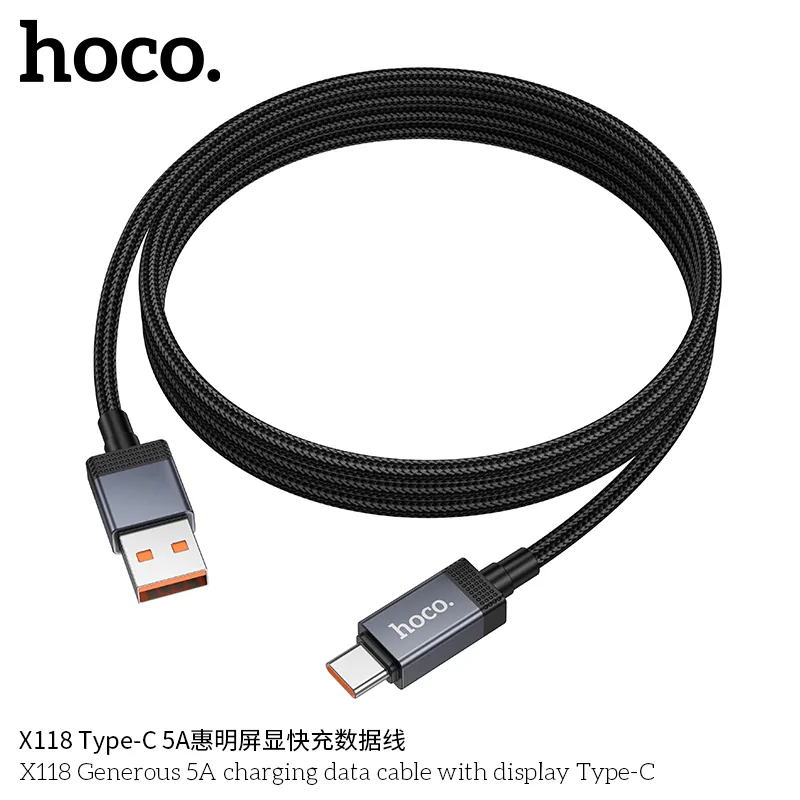 Công năng cáp Hoco X118 hỗ trợ sạc nhanh đa giao thức và truyền dữ liệu ổn định