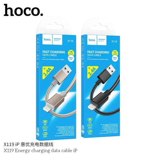 Cáp Sạc iP Hoco X119 Energy Unpackaged