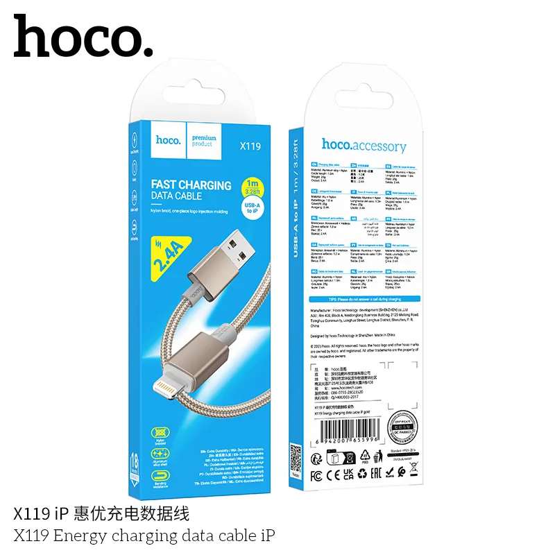 Tính năng chi tiết cáp nylon bọc ngoài, lõi kim loại chắc chắn