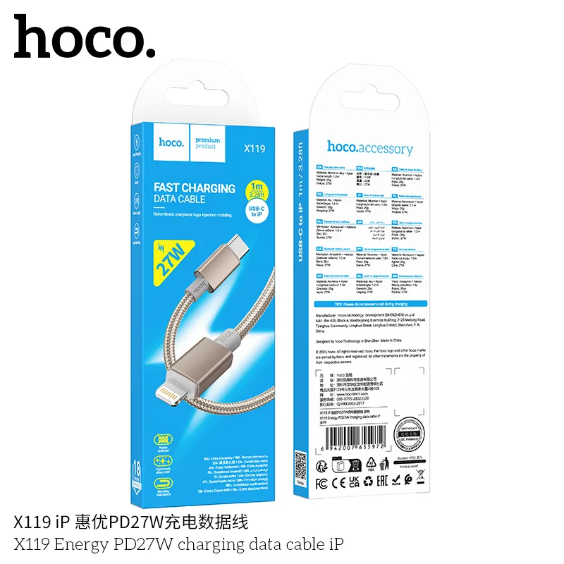 Thiết kế nylon bền đẹp, khớp nối hợp kim nhôm chống oxy hóa
