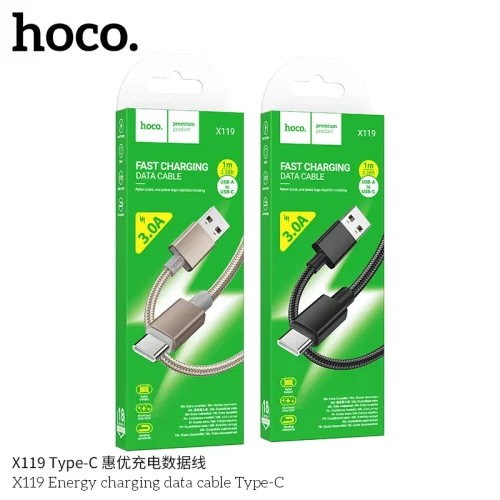 Cáp Sạc Type-C Hoco X119 Energy Unpackaged