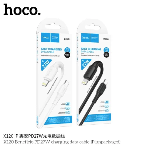 Cáp Sạc PD iP Hoco X120 Beneficio 27W Packaged