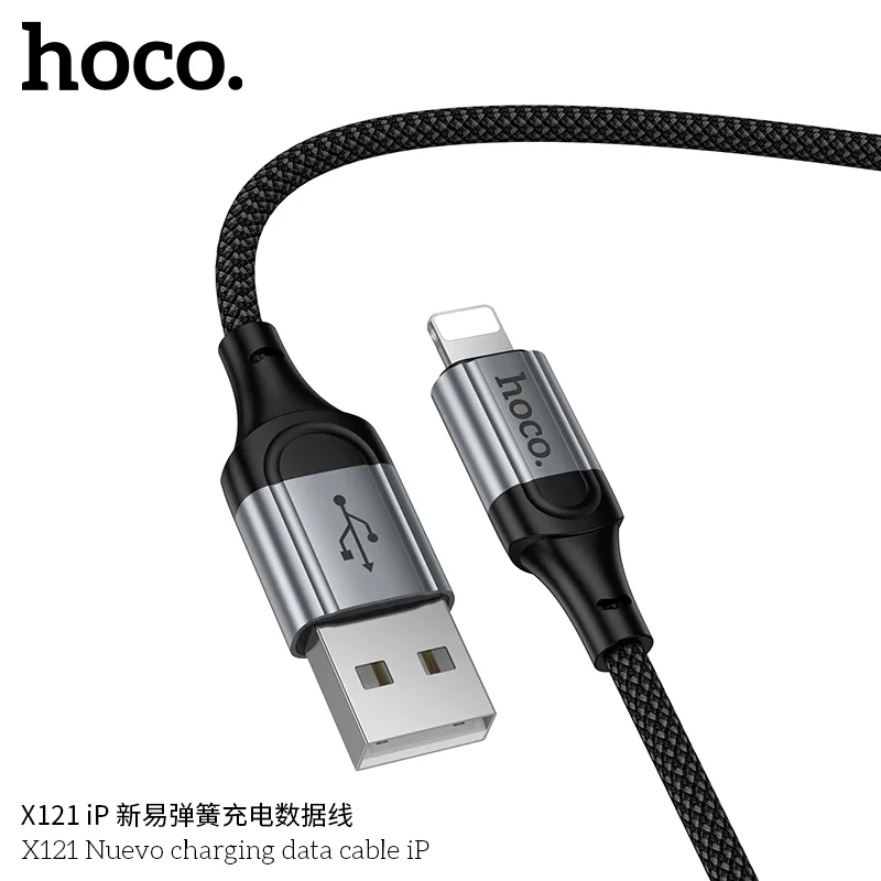 Cáp Sạc iP Hoco X121 Nuevo công suất sạc lên tới 2,4A nhanh và ổn định