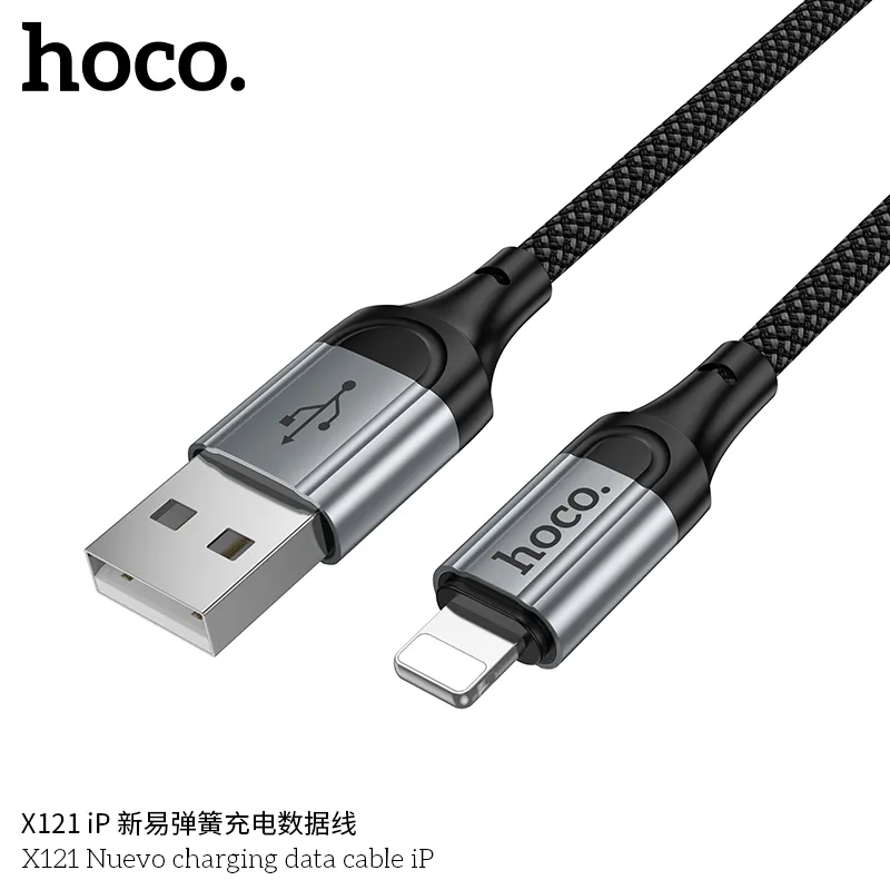 Cáp Sạc iP Hoco X121 Nuevo kích thước 1,5m thuận tiện sử dụng mọi lúc mọi nơi