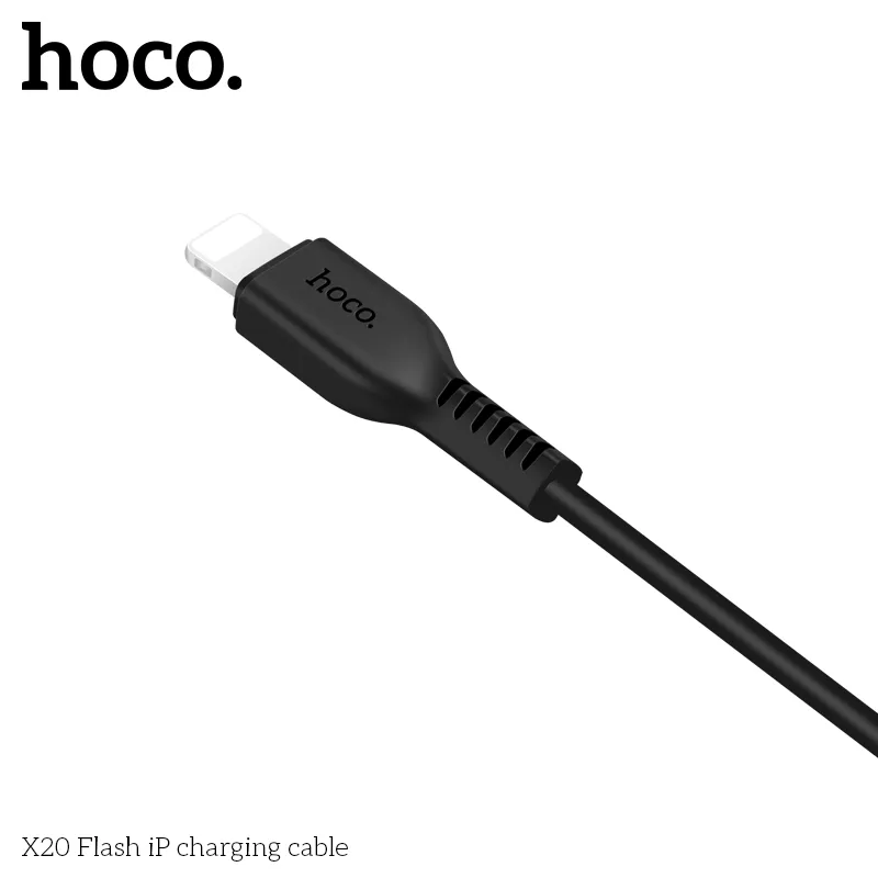 Cáp Sạc iP Hoco X20 Flash L=1M công năng sạc nhanh 2.4A và truyền dữ liệu ổn định