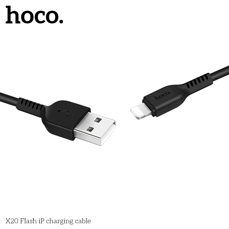 Thương hiệu Hoco uy tín với sản phẩm Cáp Sạc iP Hoco X20 Flash L=1M chất lượng cao