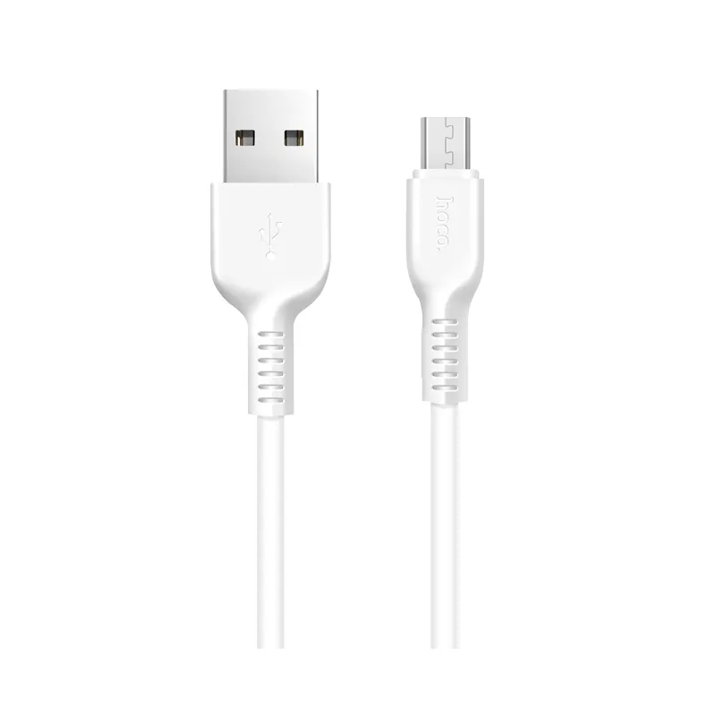 Thiết kế cáp sạc Micro Hoco X20 Flash L=1M với lớp phủ PVC chắc chắn