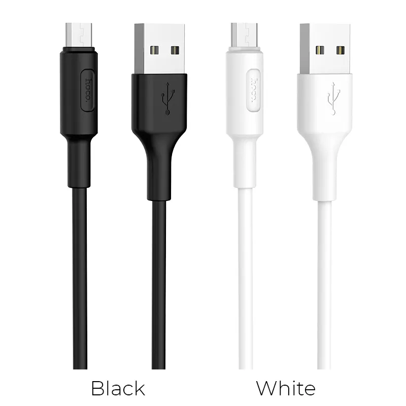 Cáp Sạc Micro Hoco X25 Soarer thiết kế chắc chắn chất lượng cao hỗ trợ sạc nhanh truyền dữ liệu ổn định