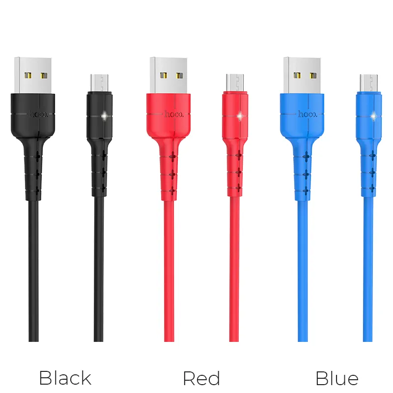 Cáp Sạc Micro Hoco X30 Star thiết kế hiện đại, bền bỉ phù hợp mọi thiết bị Micro USB