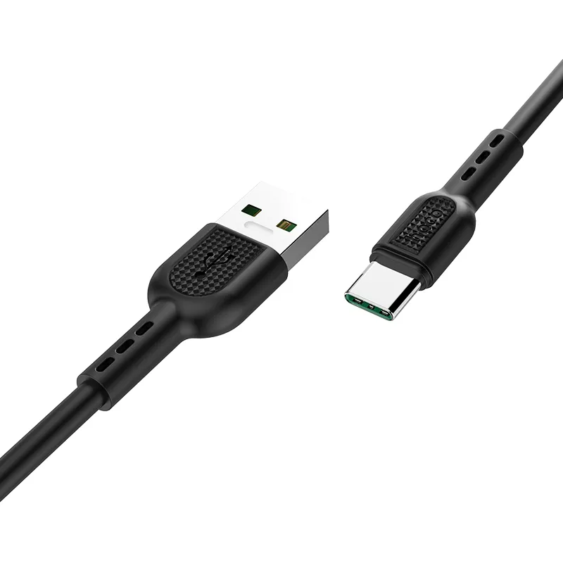 Cáp Sạc Type-C Hoco X33 5A Surge hỗ trợ sạc nhanh 5A tương thích VOOC, FCP, QC