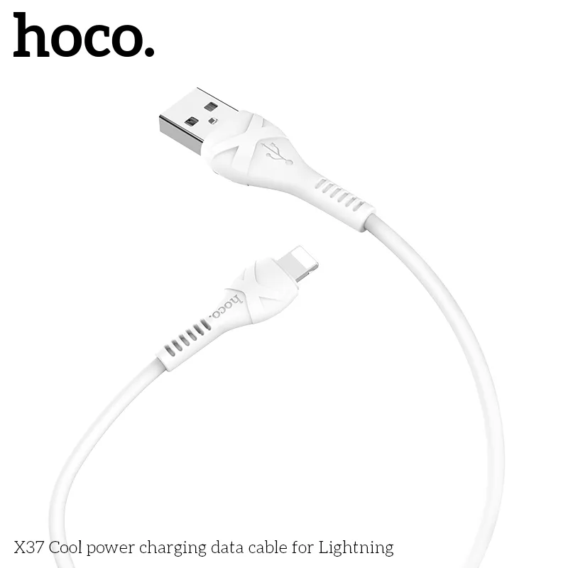 Trải nghiệm sạc mượt mà với cáp iP Hoco X37 Cool Power bền bỉ và nhẹ