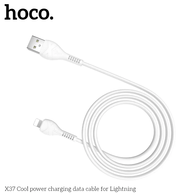 Thương hiệu Hoco uy tín với dòng cáp sạc iP Hoco X37 Cool Power chính hãng
