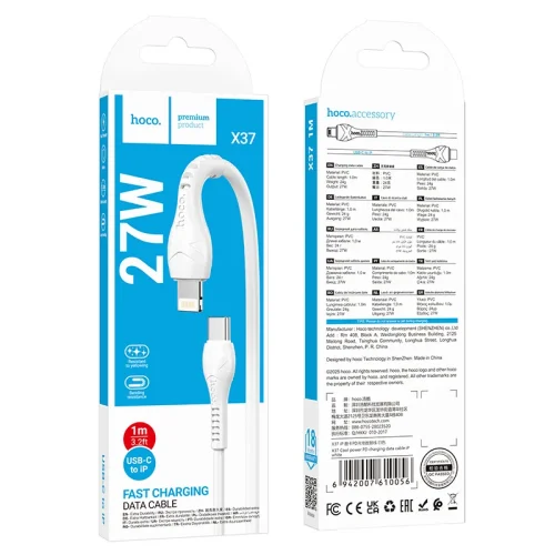 Cáp Sạc PD iP Hoco X37 Cool Power