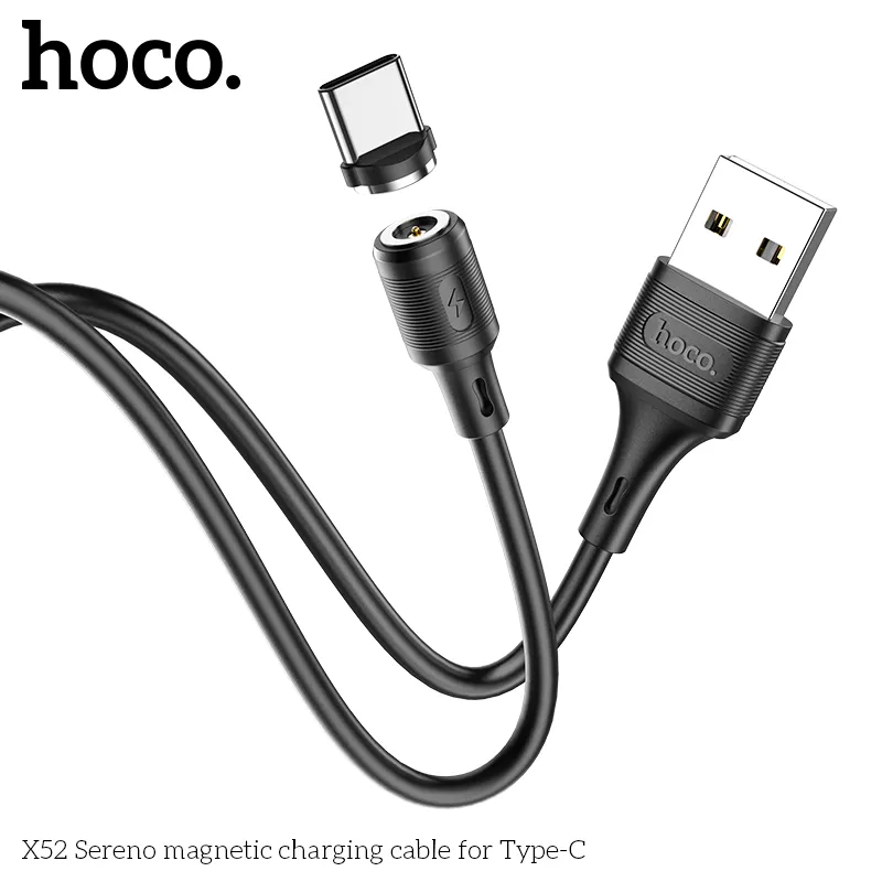 Cáp Sạc Type-C Hoco X52 Sereno Magnetic mô tả chung hiệu suất sạc ổn định
