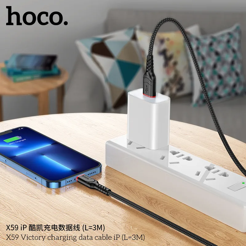 Công suất sạc 2.4A hỗ trợ sạc nhanh ổn định cho iPhone