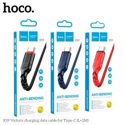 Cáp Sạc Type-C to Type-C Hoco X59 Victory 60W L=2M