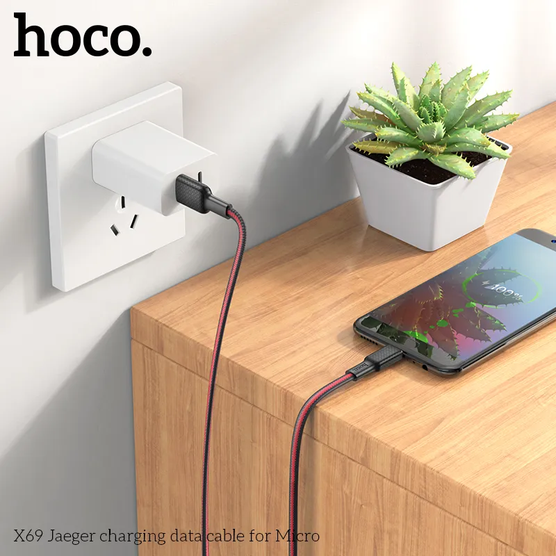 Tính năng chi tiết cáp Hoco X69 Jaeger với lõi dây chống nhiễu
