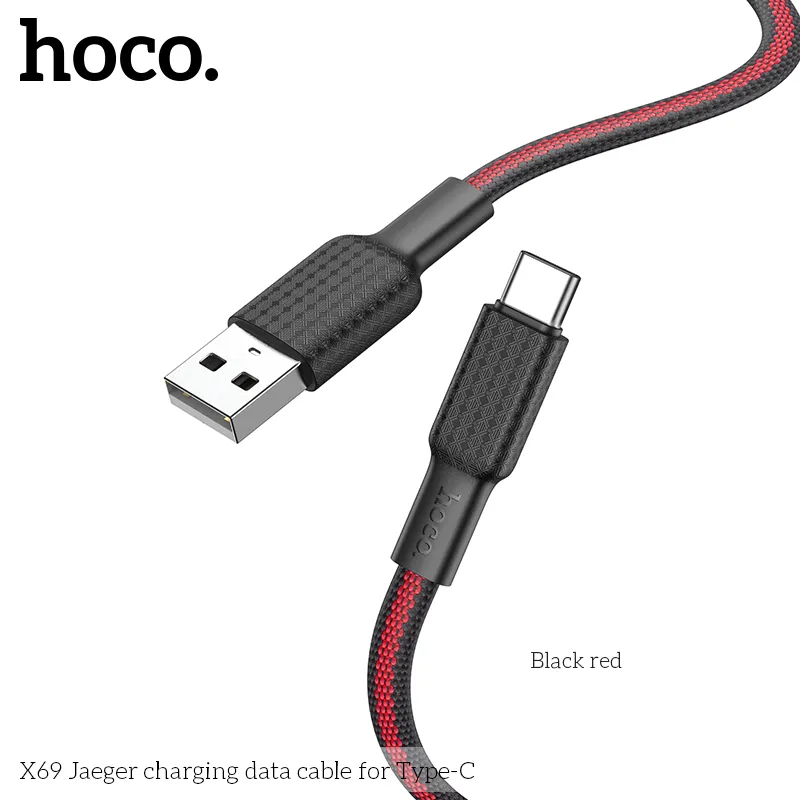 Cáp sạc Type-C Hoco X69 Jaeger trang bị lõi dây công nghệ cao