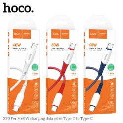 Cáp Sạc Type-C to Type-C Hoco X70 Ferry 60W