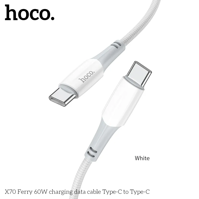 Cáp hỗ trợ nguồn 60W, dòng điện tối đa 3A cho sạc nhanh và ổn định