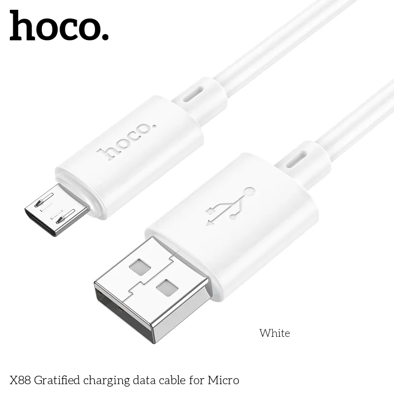 Thiết kế nhỏ gọn và bền bỉ của cáp sạc Hoco X88